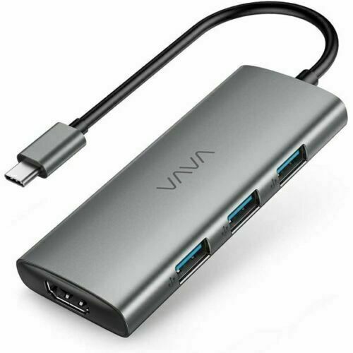 VAVA UC017 USB C Hub 7-in-1 C Adapter for MacBook Pro Air Space Grey USB16