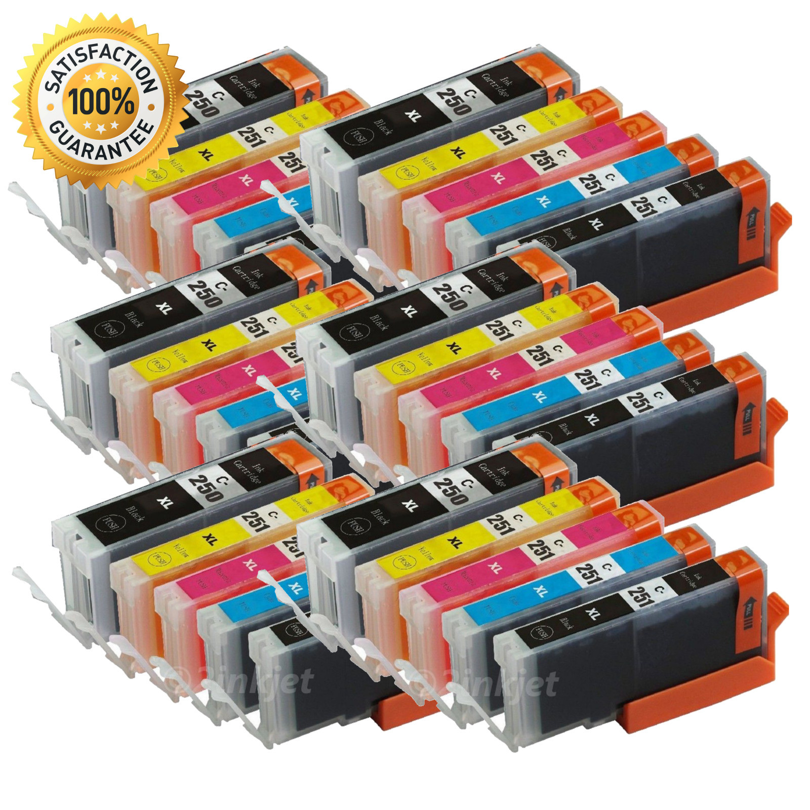 30 x PGI-250XL CLI-251XL Ink Cartridge For Canon Pixma MG5420 MG5520 MX722 MX922