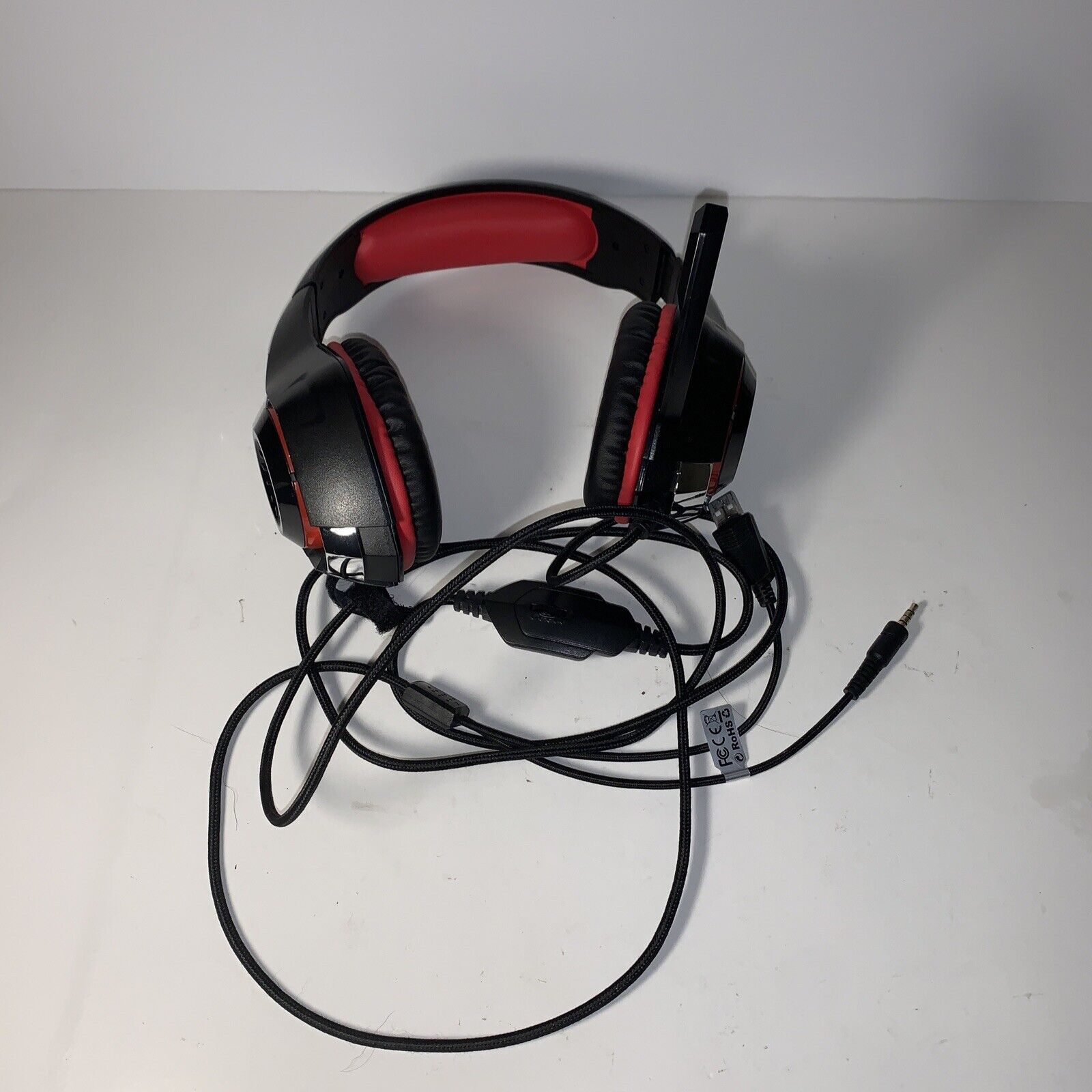 Beexcellent GM-1 Pro Gaming Headset Black+Red In GREAT CONDITION
