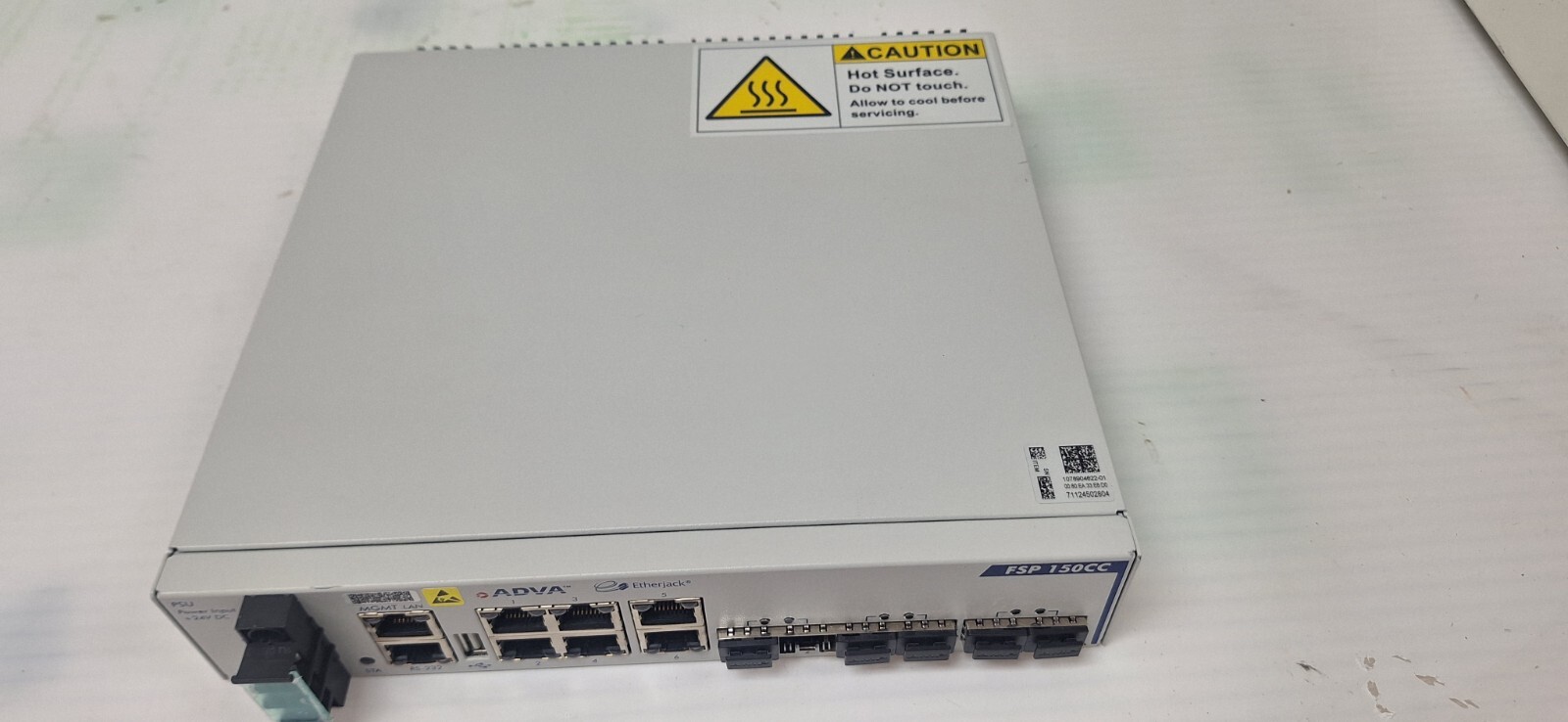 ADVA FSP 150CC-GE112 Gigabit Optical Access Device with Brackets