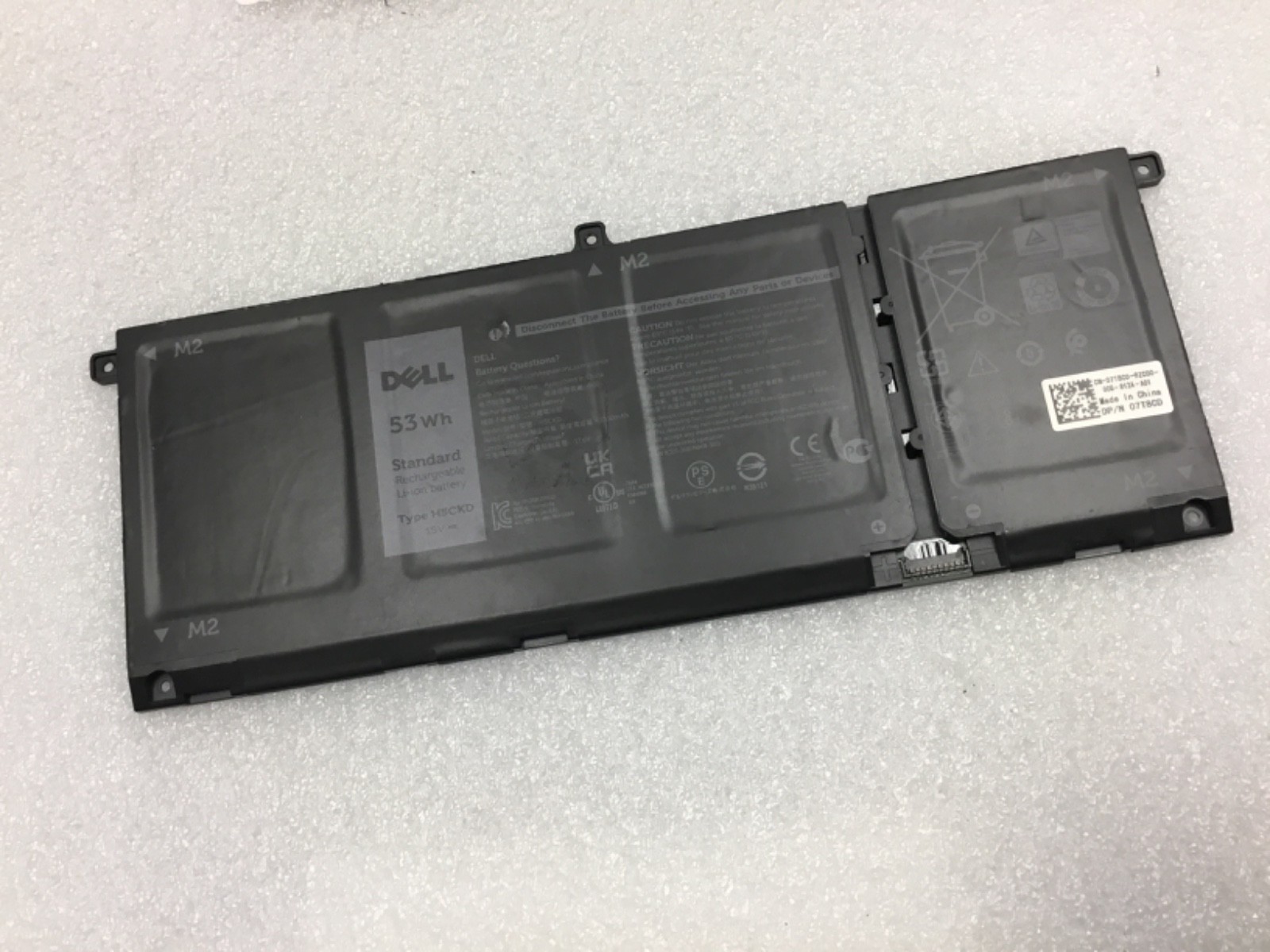 Genuine TXD03 H5CKD Battery For Inspiron 5300 5401 5408 5501 5508 5400 Bt8,10