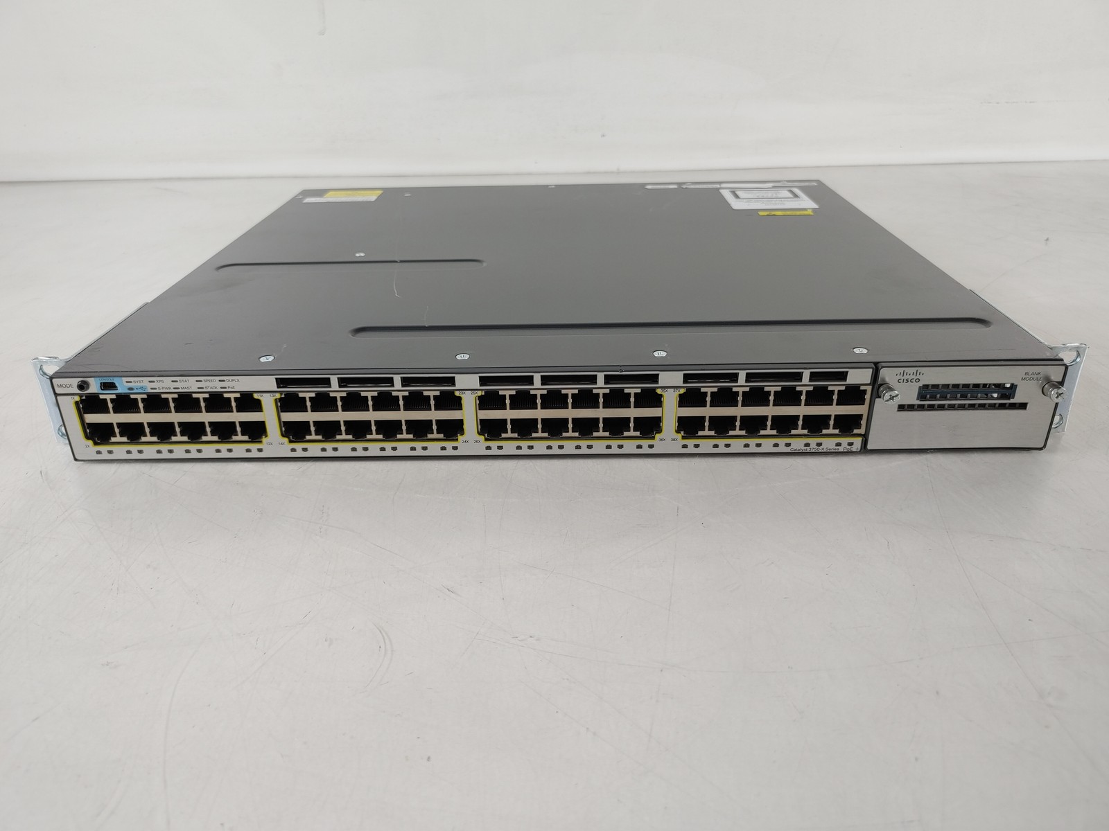 Cisco Catalyst 3750-X WS-C3750X-48P-L 48-Port Gigabit Ethernet Managed PoE+