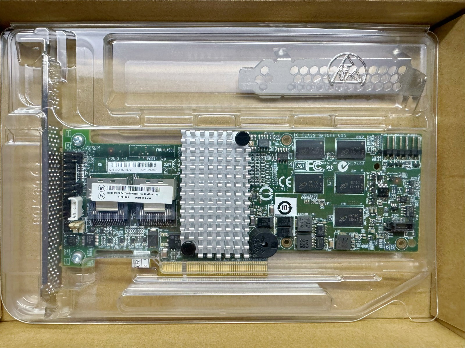 1PCS Used LSI MegaRAID 9260-8i SAS2108 Array Card 512M L3-25121-84C