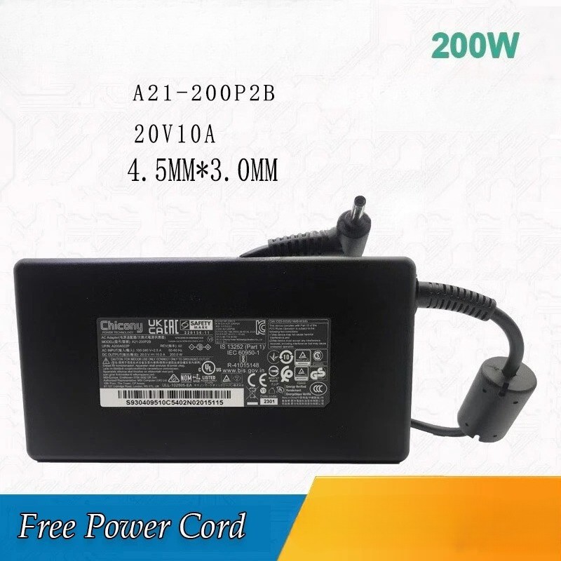 A21-200P2B Brand New Chicony 20v 10a Power Adapter A200A022P Charger