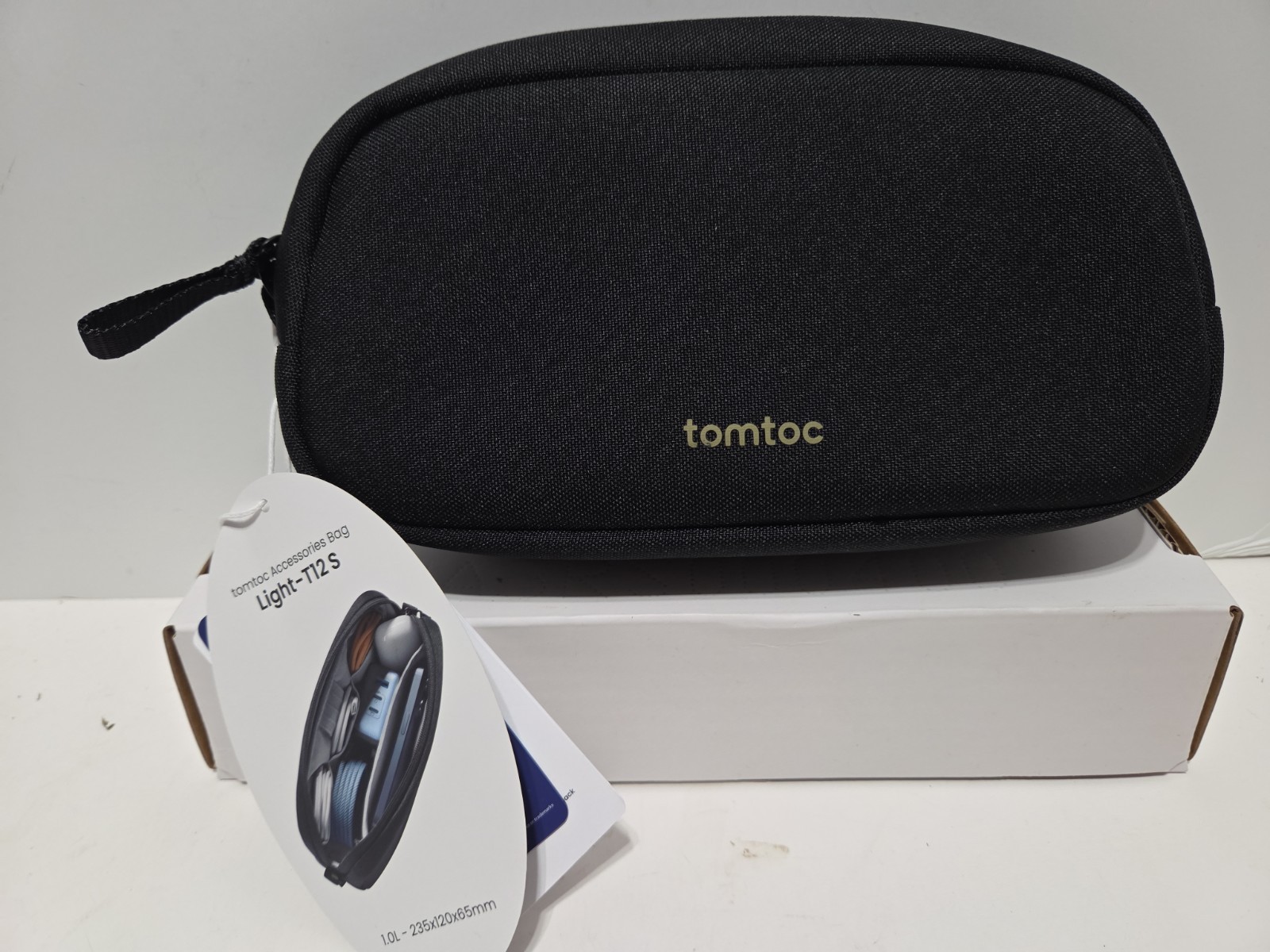 TomToc Bag Light T12 Electronic Accessory Pouch  Light-T12S