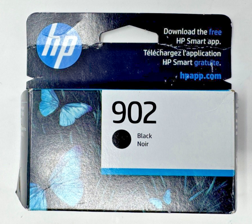 Genuine HP 902 Black Ink Cartridge OEM NEW SEALED Expires 6/2027