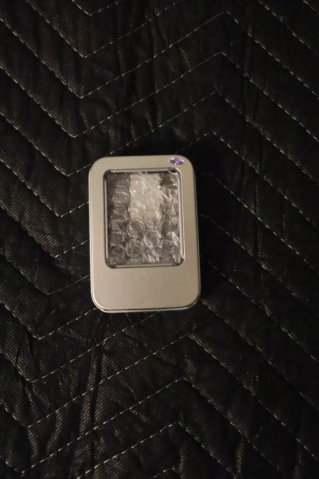 HOPAS Crystal Transparent Rectangle SLIVER 32GB USB Flash Drive Wedding Gift