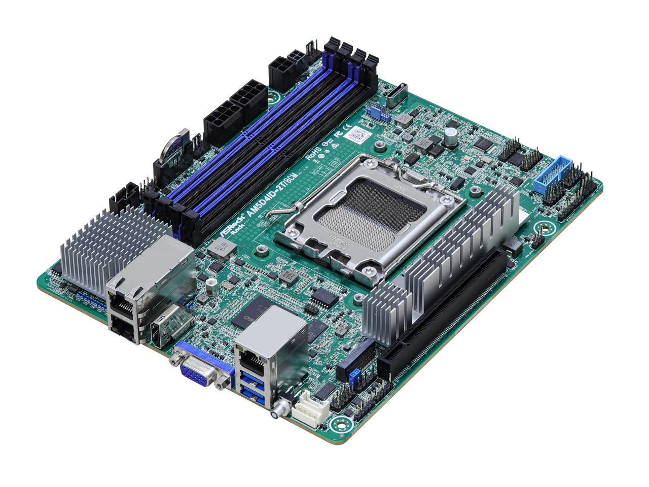 ASRock Rack AM5D4ID2TBCM Deep miniITX Server Motherboard AMD Ryzen 7000  G1N'