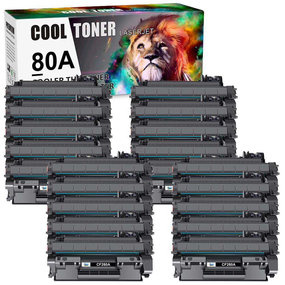 20PK CF280A Toner For HP 80A Laserjet Pro 400 M401n M401dn M401dw MFP M425dn