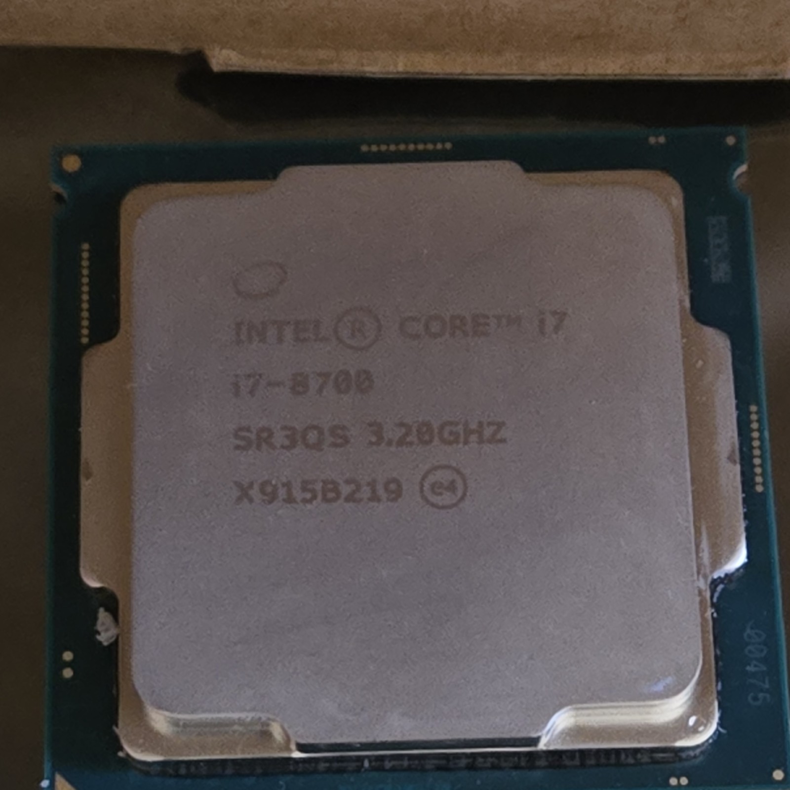 Intel Core i7-8700 3.20 GHz CPU Processor SR3QS