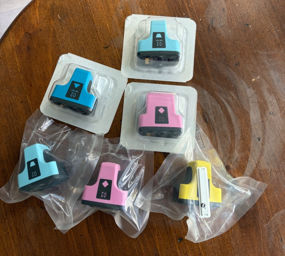 Genuine HP 02 Ink Lot 6 Sealed C8773 C8774 C8775 CB280 CB283 C8734 OEM Color Ink