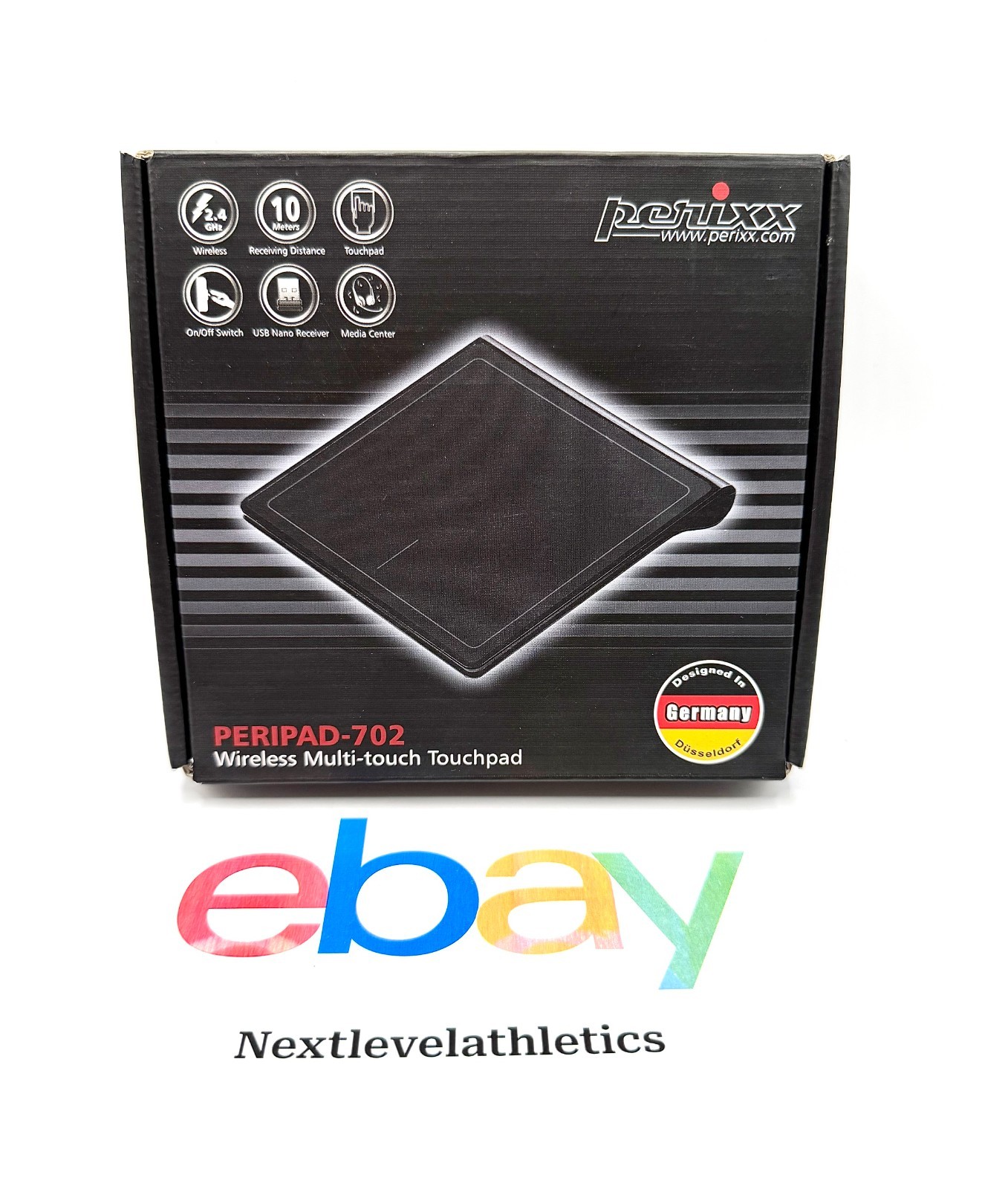 PERIPAD-704 Wireless Touchpad Portable Track Pad for Desktop Laptop User 11033