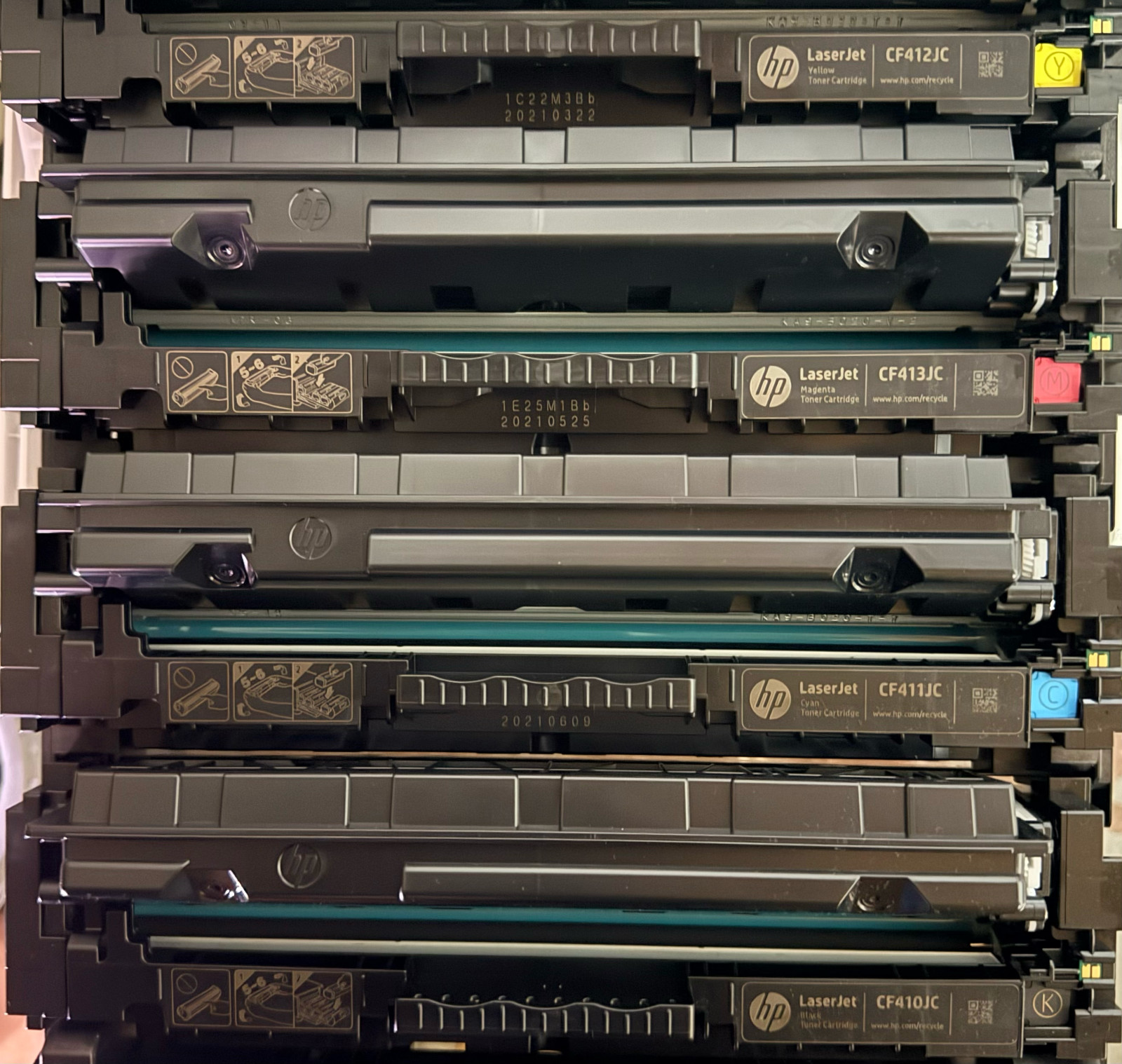 HP CF410JC CF411JC CF412JC CF413JC Toner Cartridge Set Black Cyan Yellow Magenta