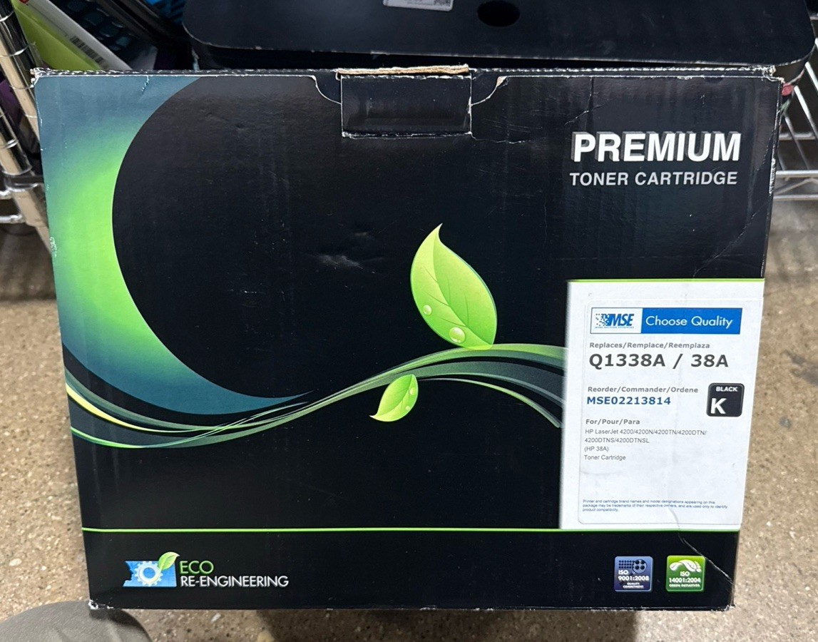 Premium Toner Cartridge Q1338A / 38A Black Toner Cartridge - HP LaserJet 4200