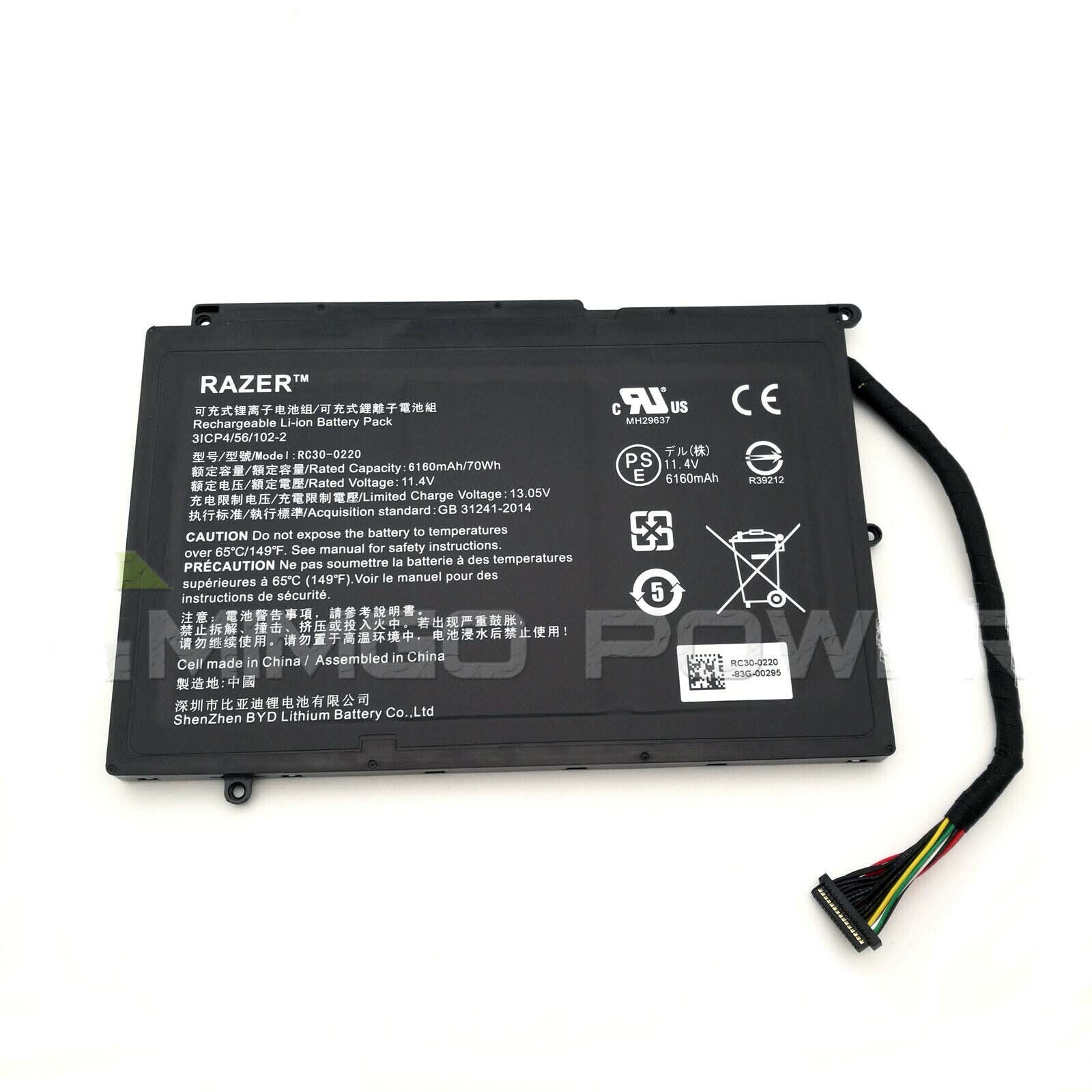Genuine RC30-0220 Battery For Razer Blade Pro 17 RTX RZ09-03148 RZ09-02876 02878