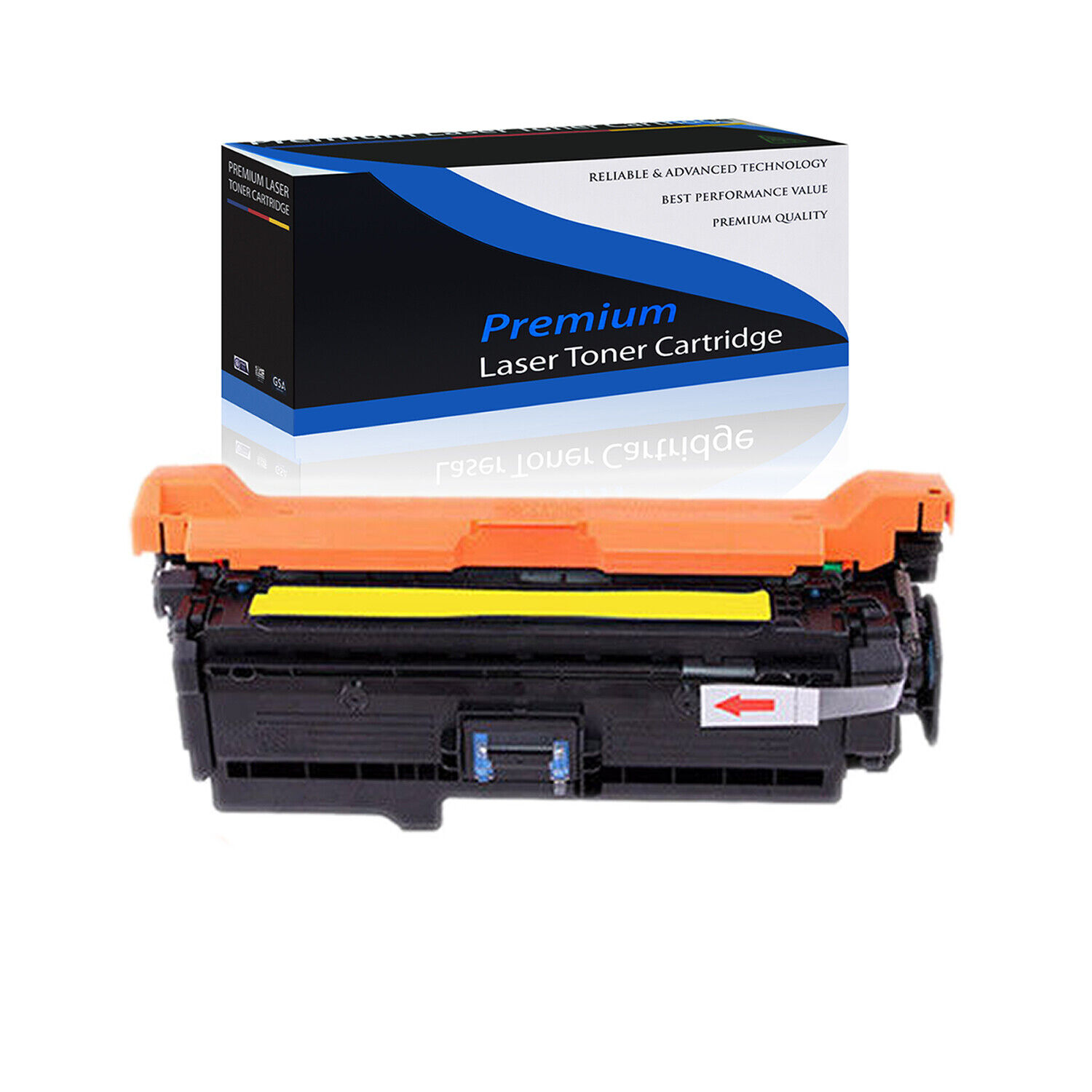 1PK CE262A Yellow Toner for HP LaserJet 647A CP4525xh CP4525dn CP4025dn Printer