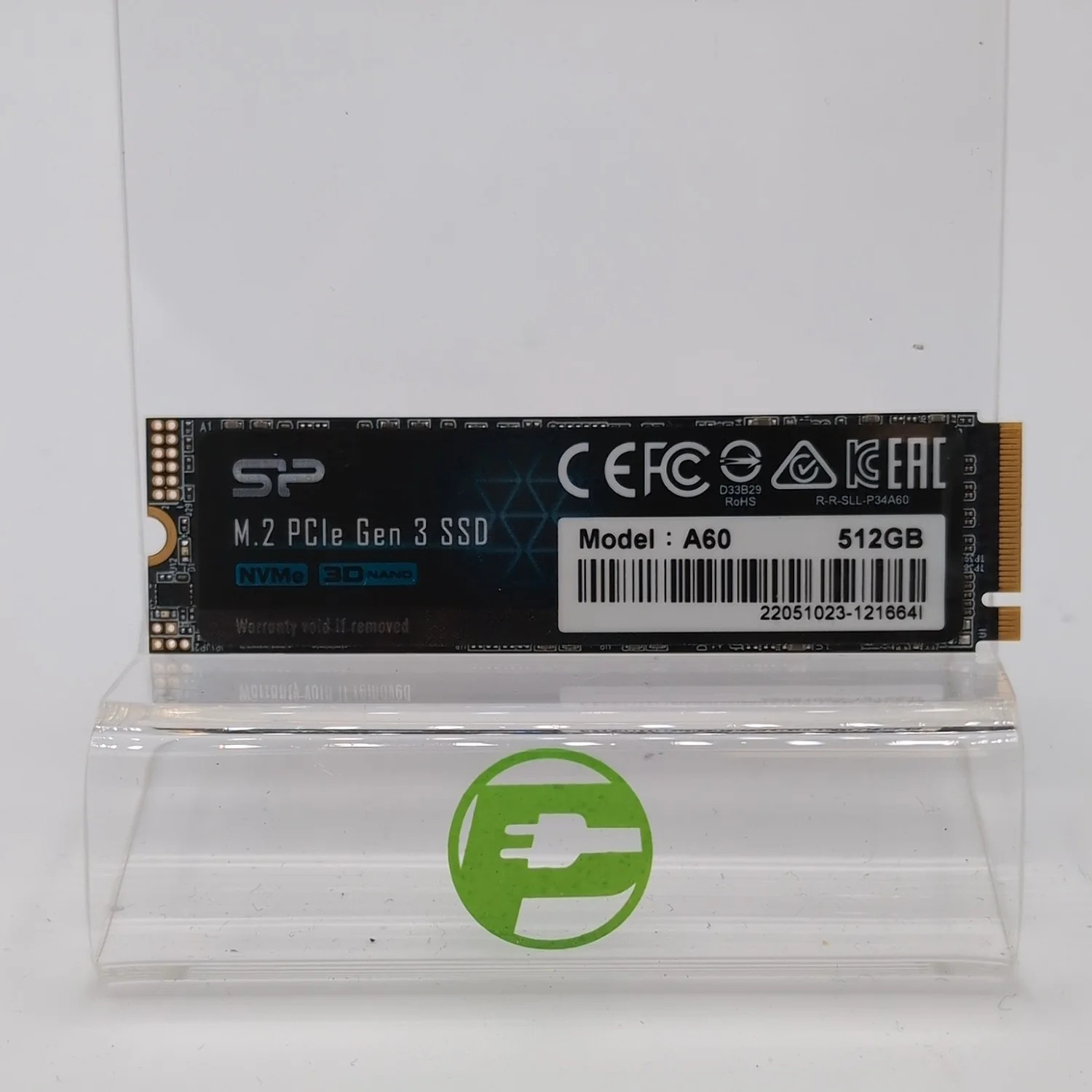 Silicon Power 2280mm A60 512GB M.2 NVMe Gen 3.0 x 4 SSD A60