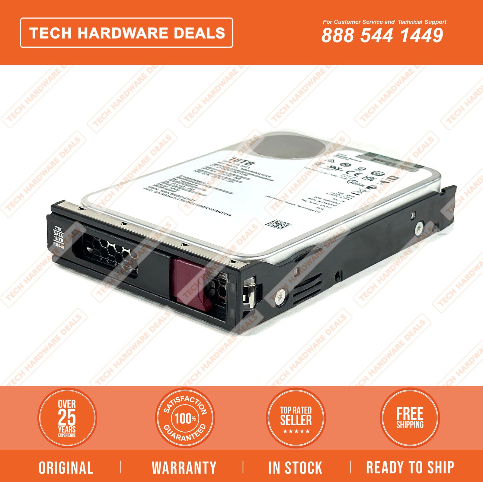 P37678-B21    HPE 18TB SATA 6G 7.2K LFF LP He 512e ISE MV HDD