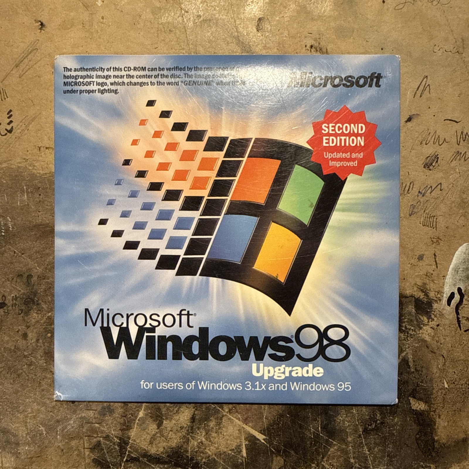 Microsoft Windows 98 SE Upgrade Key Compatible with Windows 3.1x, Windows 95