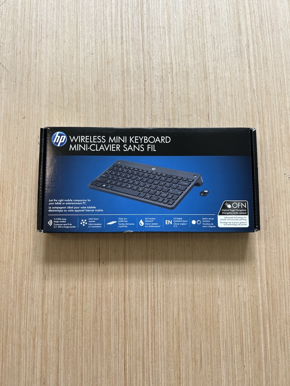 HP Wireless Mini Keyboard Mini Clavier Sans Fin Brand New Sealed