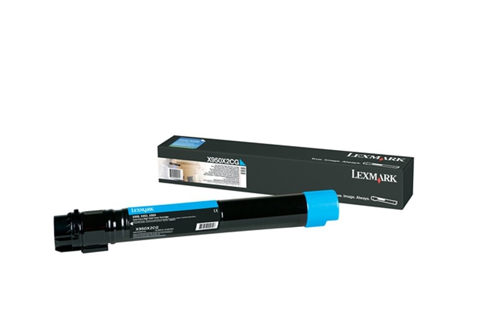 Original Lexmark X950X2CG Cyan Toner. New Sealed Box, We Ship Fast