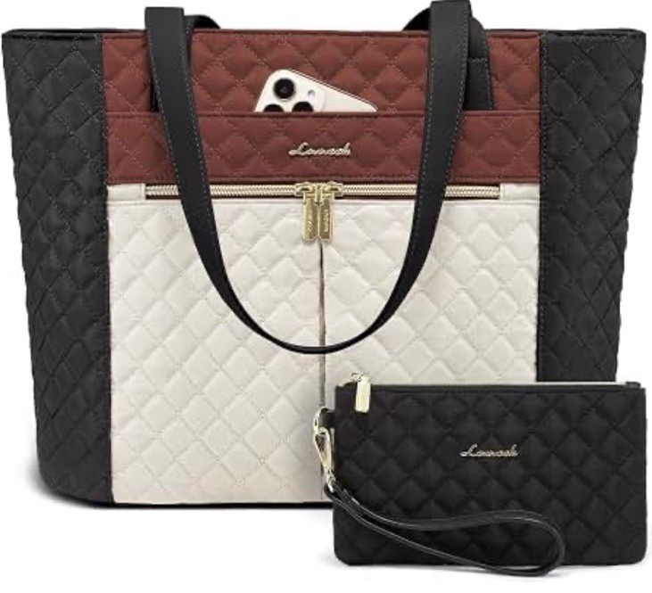 Laptop Bag for Women, 15.6 Inch Work Tote Computer Bag NEW