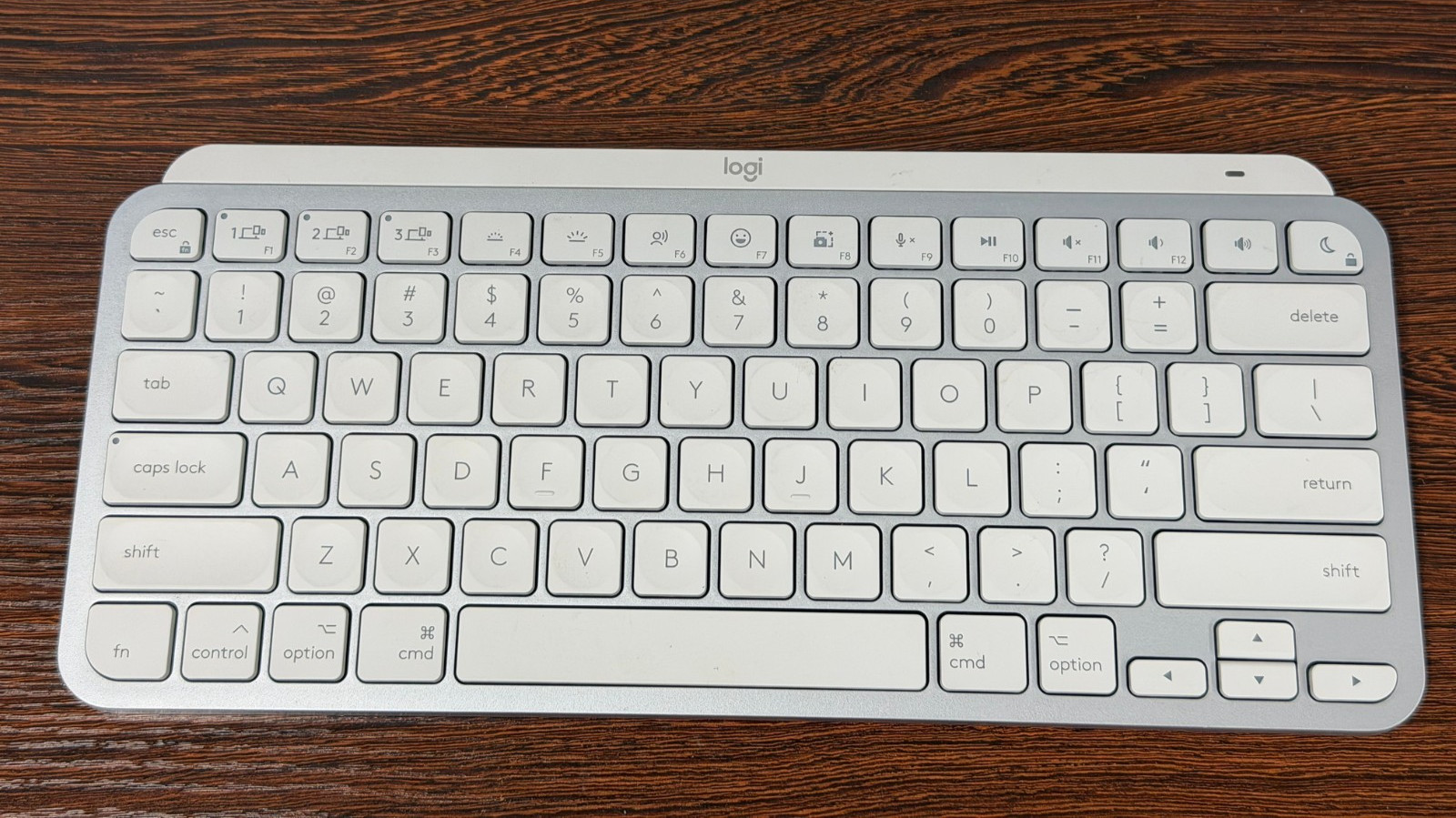 Logitech MX Keys Mini for Mac Wireless Backlit Keyboard Pale Gray - READ