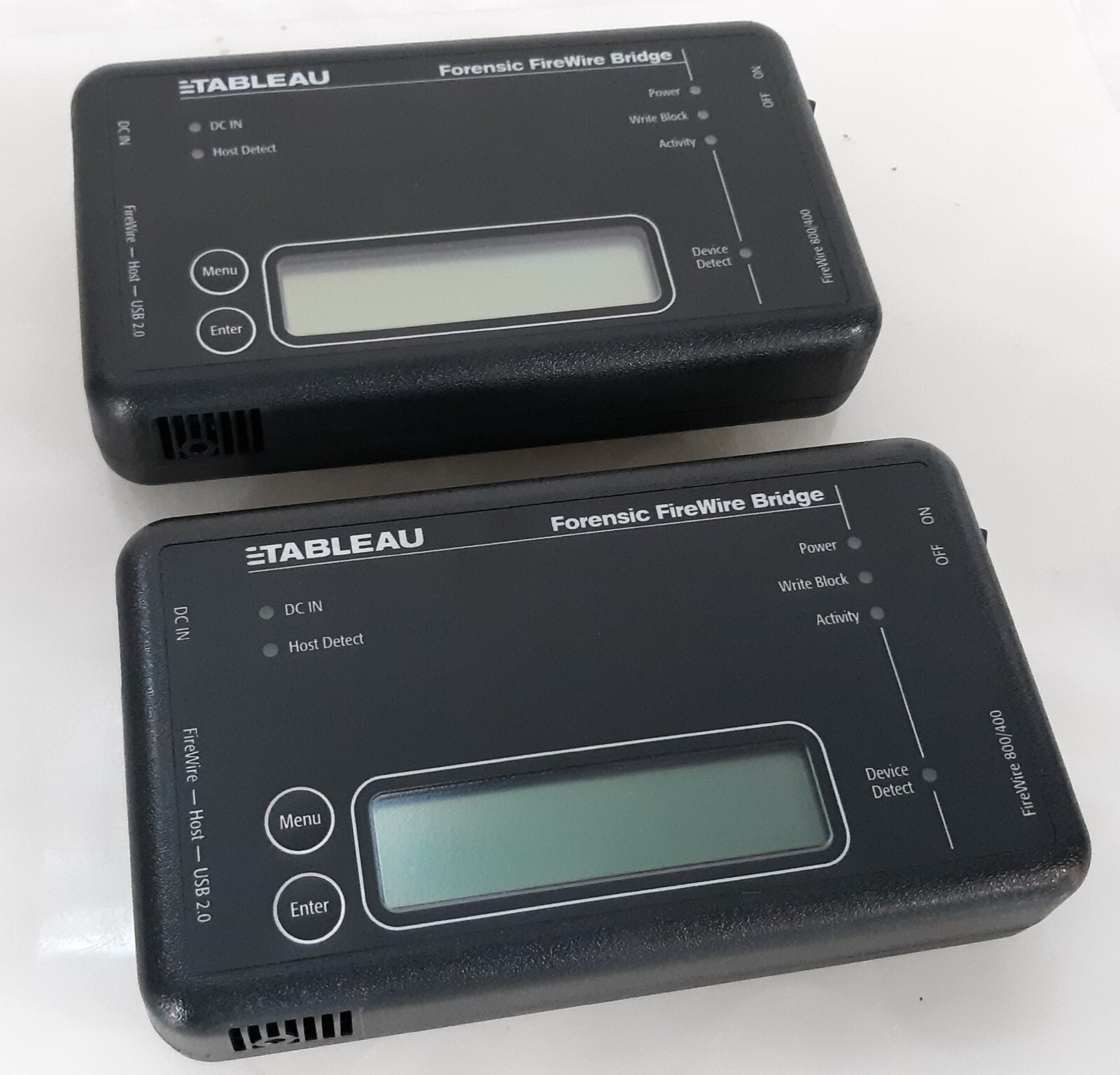 Pair of Tableau T9 Forensic FireWire Bridge UltraBlock NO AC