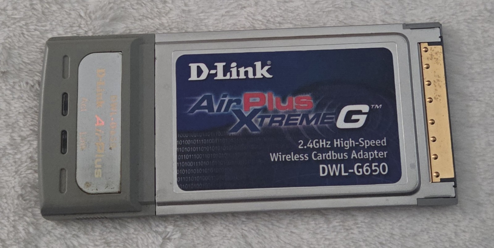 D-Link Air Plus Extreme G DWL-G650 Wireless Desktop PCMCIA Adapter
