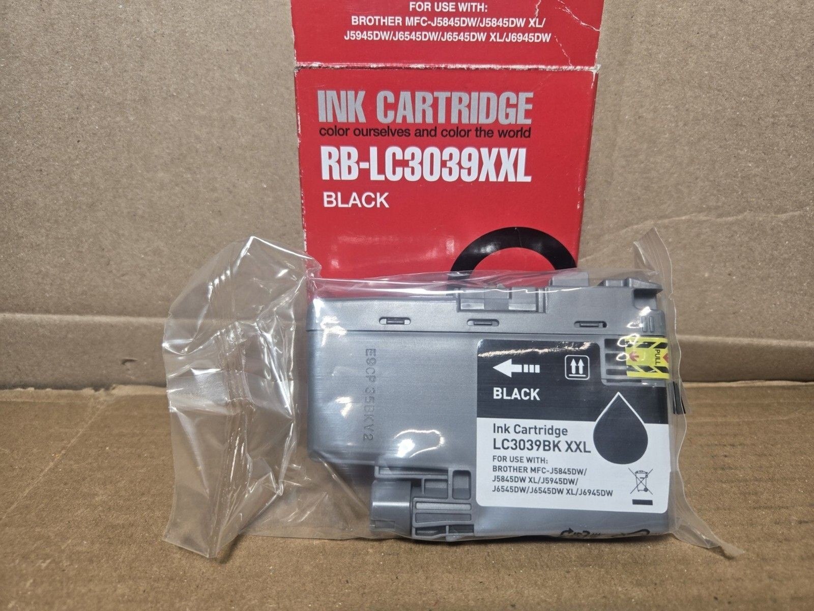 LC3039 Black XXL Printer Cartridge, (Brother), READ DESCRIPT. FOR COMPATABILITY