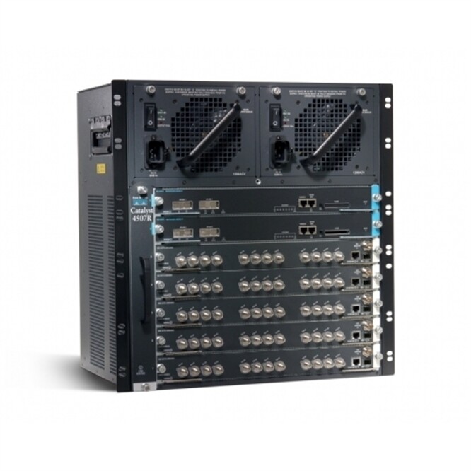 Cisco WS-C4507R|REF Wired WAN 8-Port 10/100/1000Mbps Gigabit
