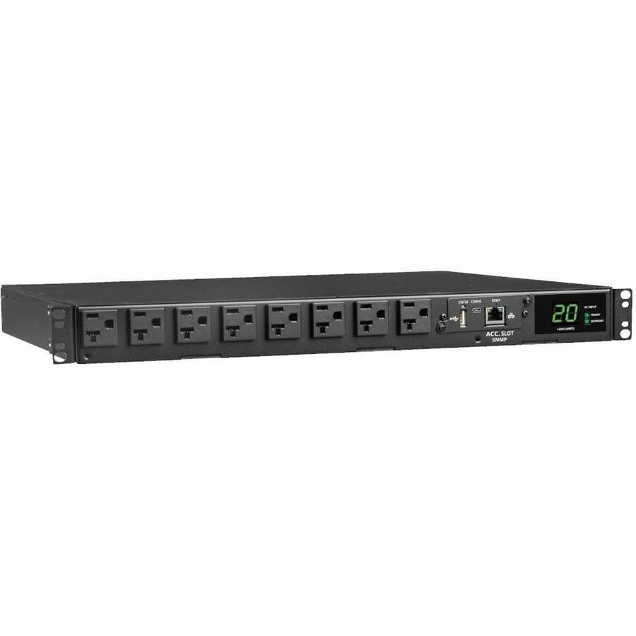 Tripp Lite by Eaton 1.92kW 120V Single-Phase ATS/Monitored PDU PDUMNH20AT1