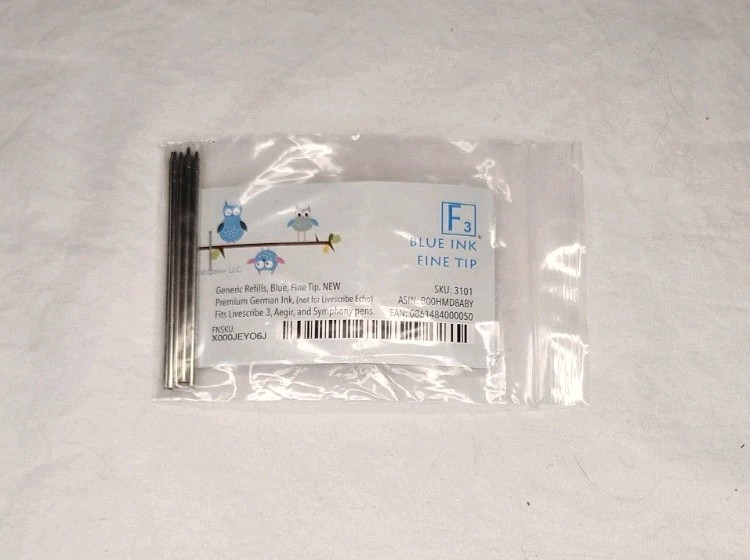 Livescribe 3 Smartpen F3 Generic Refill Pack Of 5