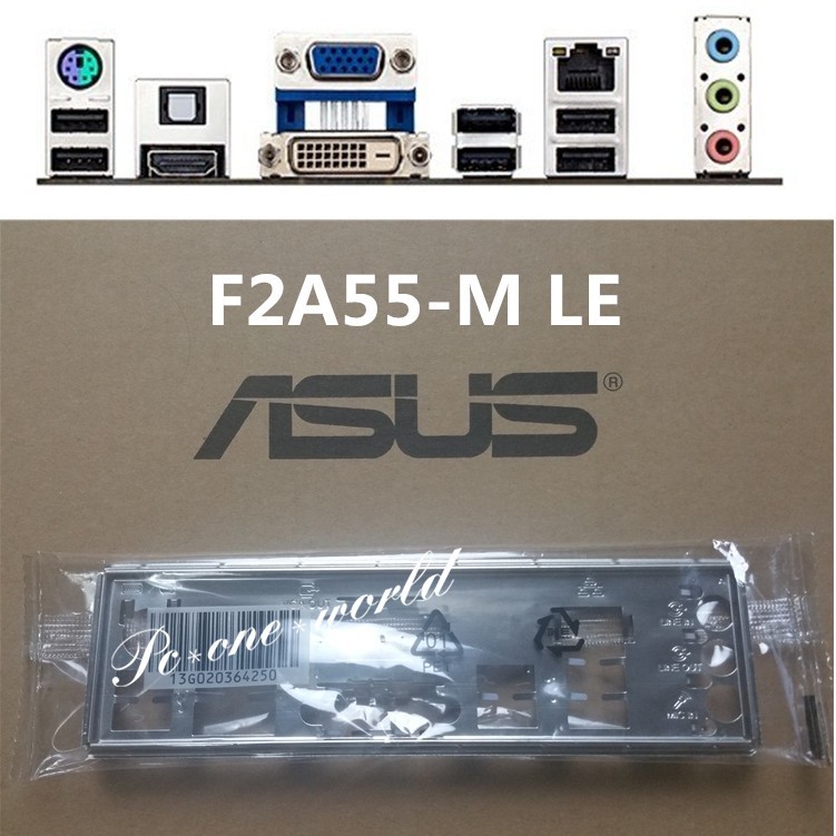 I/O Shield Backplate For ASUS F2A55-M LE Motherboard IO