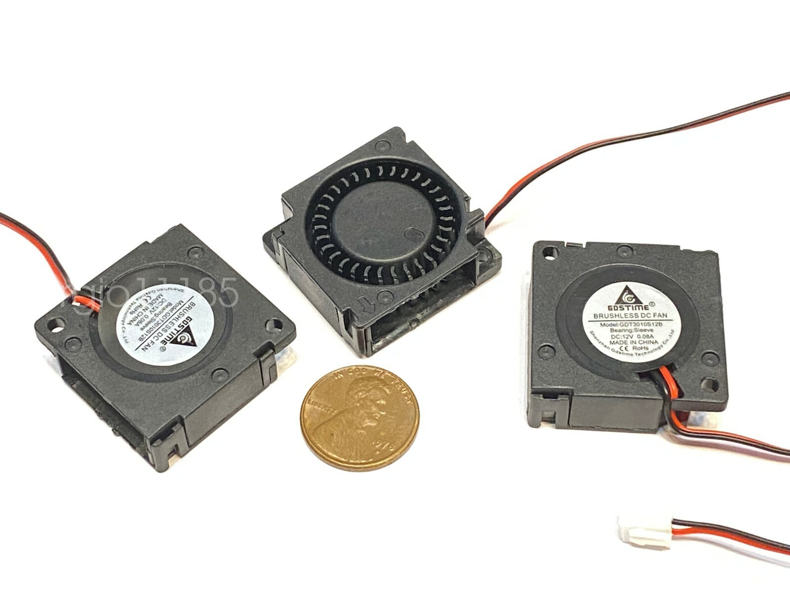 3 Pieces 12v 3010 blower fan computer 3cm 30mm cpu small 3d printer GDSTime