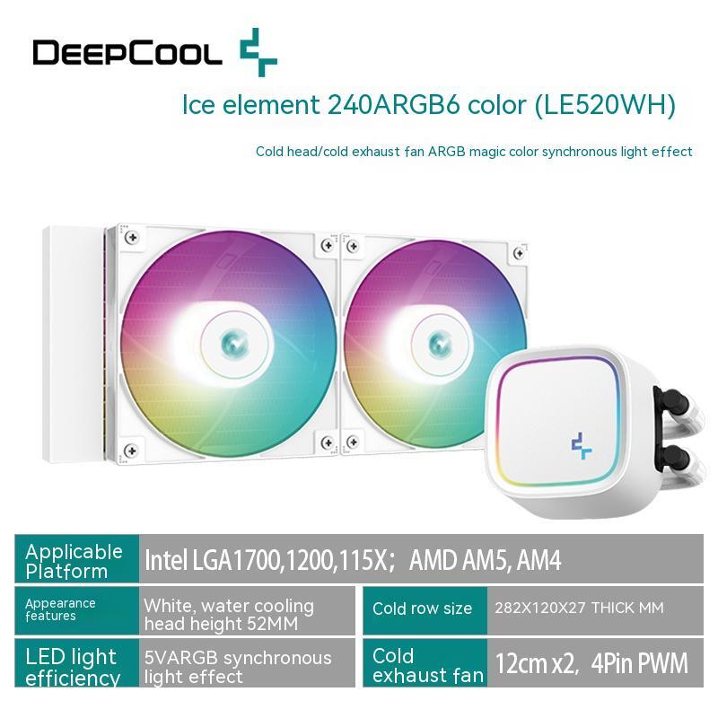 DeepCool LE720 CPU Liquid Cooler Water Cooling Integrated 360mm LGA1700/115x AM4