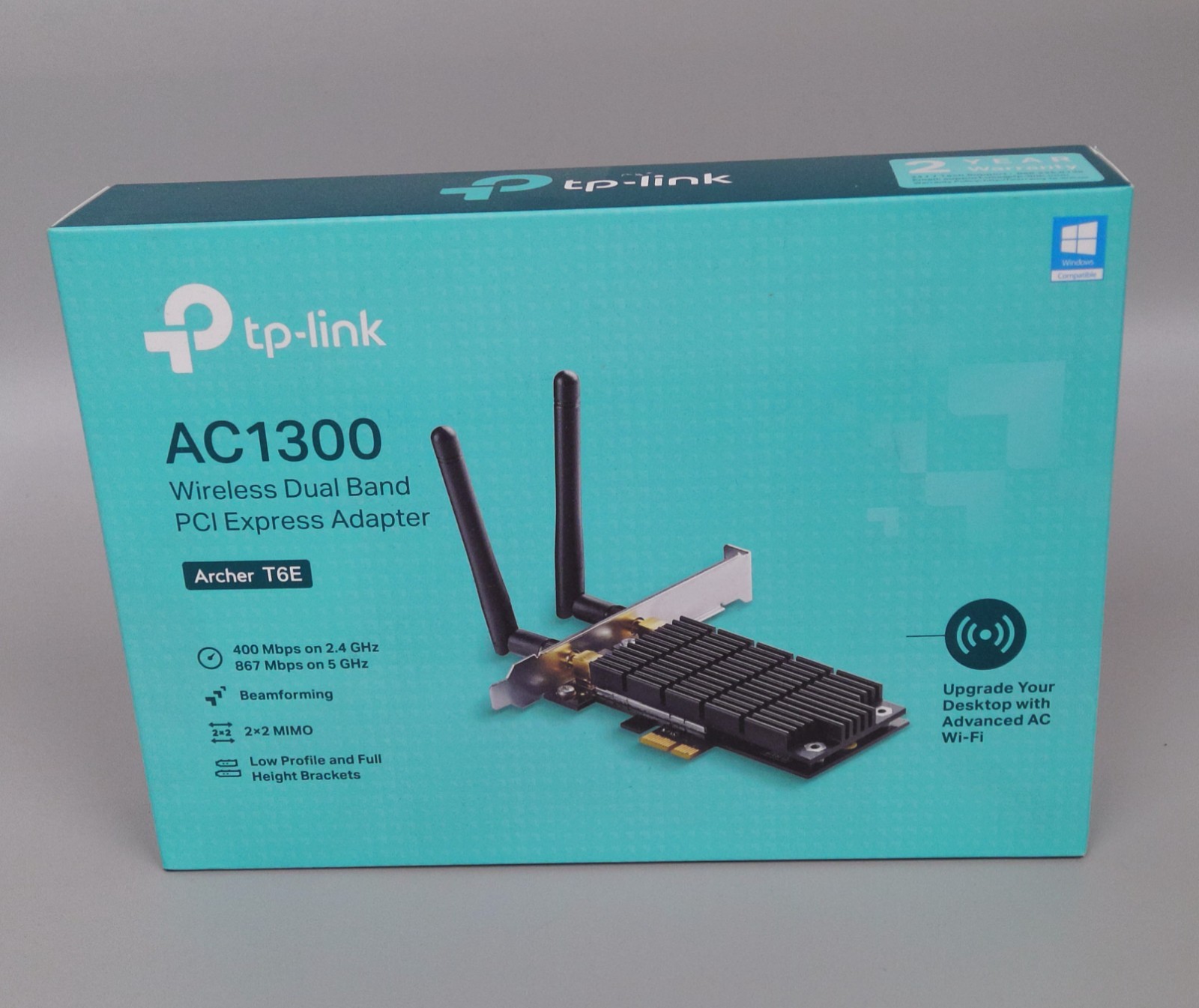 TP-Link Archer T6E AC1300 Wireless Dual Band PCI Express Adapter NEW OPEN BOX