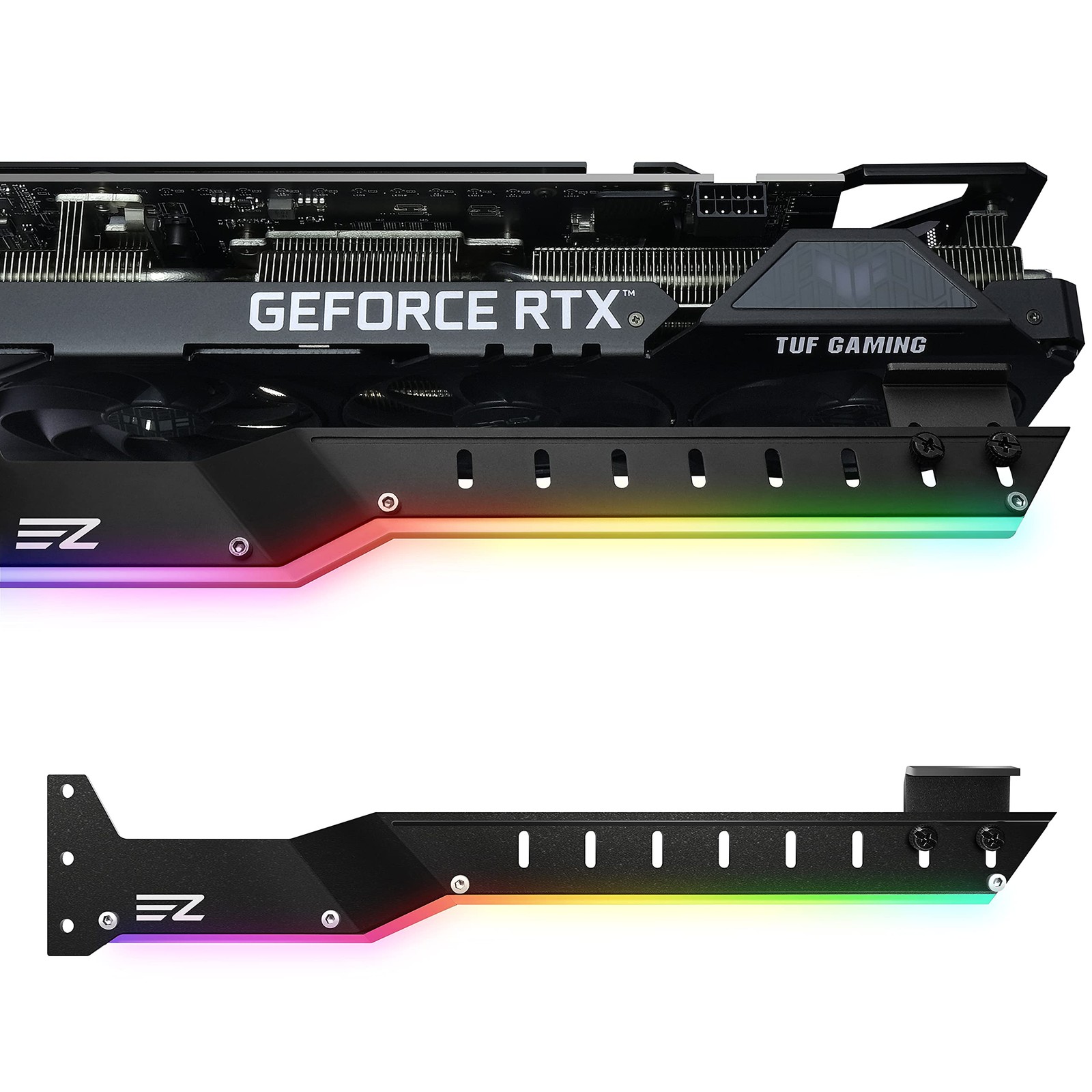 309EZ ARGB GPU Holder Brace Graphics Card Support Bracket 5V 3Pin Sync Black