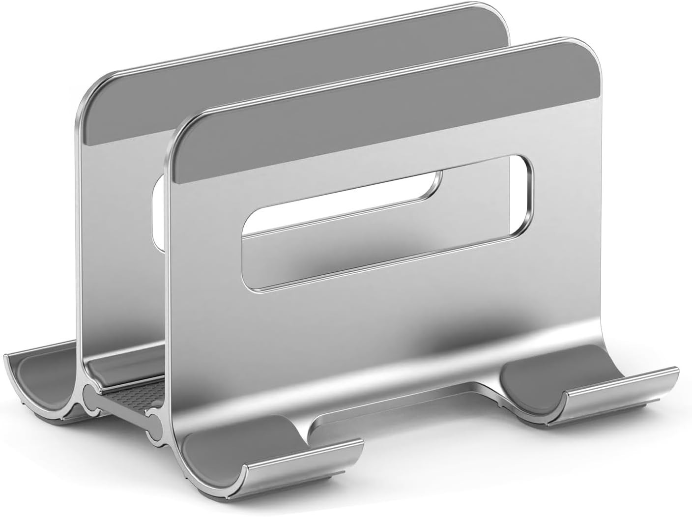 Aluminum Vertical Laptop Stand for Desk, Auto-Locking Adjustable Dock T12-24
