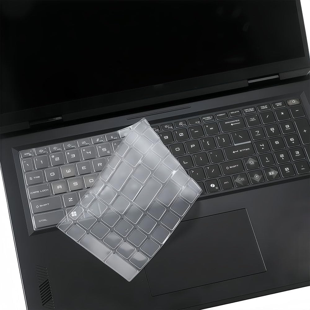 Clear Keyboard Cover Skin Compatible for 2024 2025 18" MSI