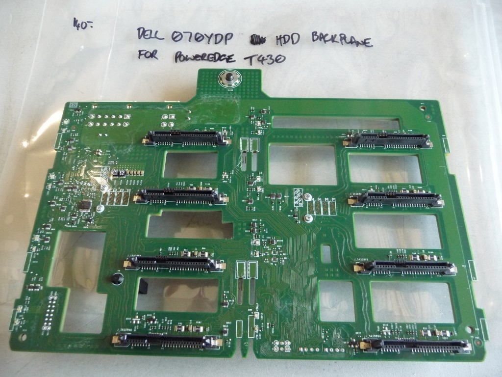 AU SELLER 070YDP Dell T430  3.5" 8-Slot SAS SATA BACKPLANE BOARD - TESTED