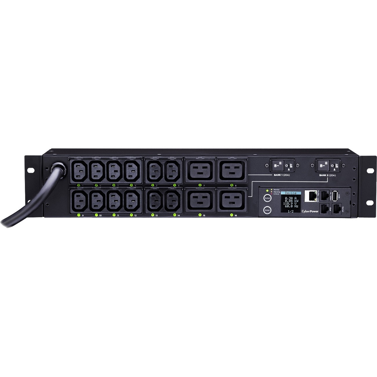 CyberPower PDU41008 Single Phase 200 - 240 VAC 30A Switched PDU (PDU41008)