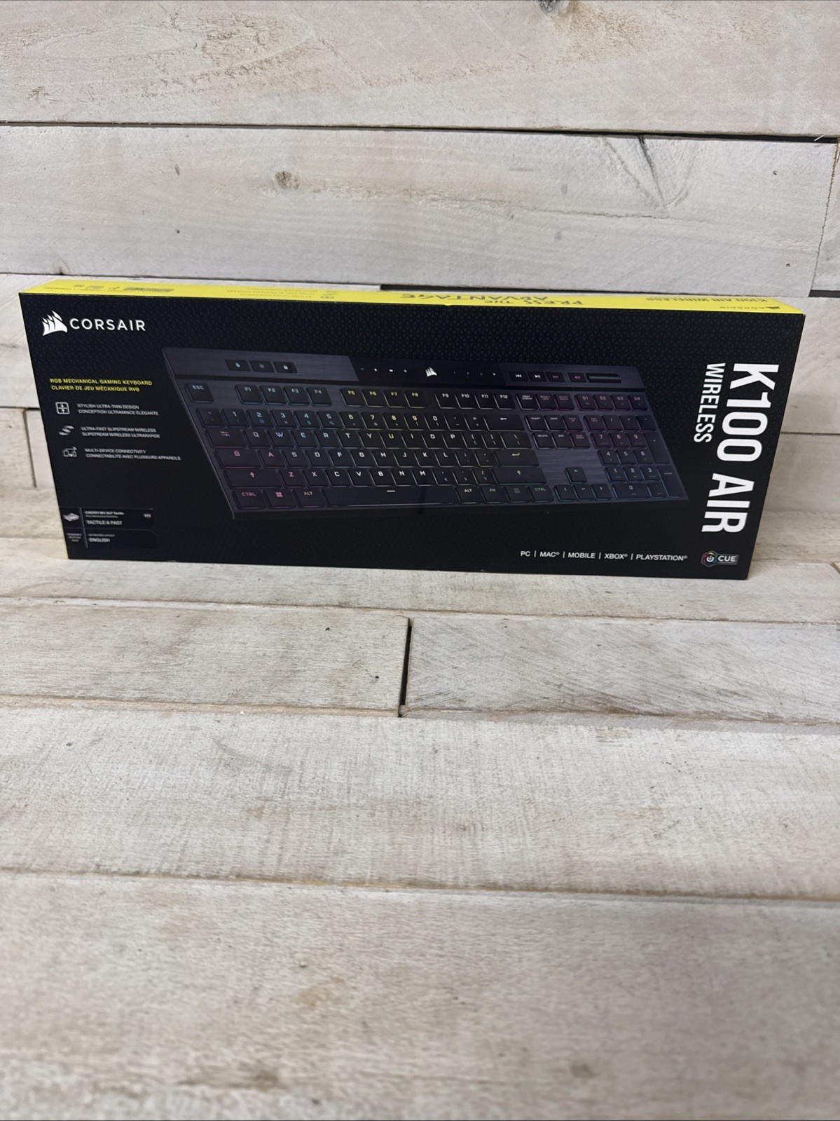 Corsair K100 AIR Wireless RGB Mechanical Gaming Keyboard Ultra-Thin Cherry MX