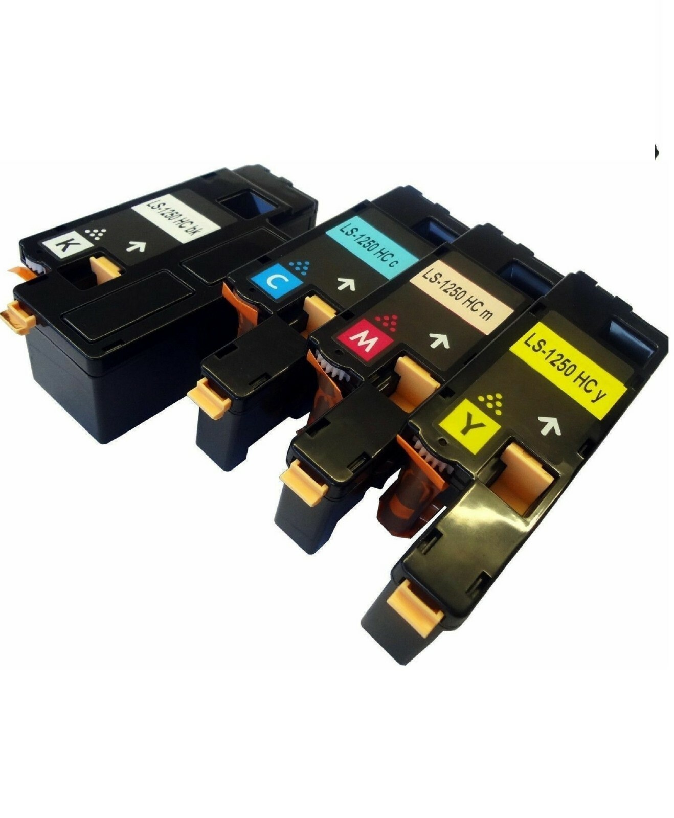 4-Pk/Pack Toner Cartridge for Dell 1250 1250C 1355cn C1760NW C1765NF C1765NFW
