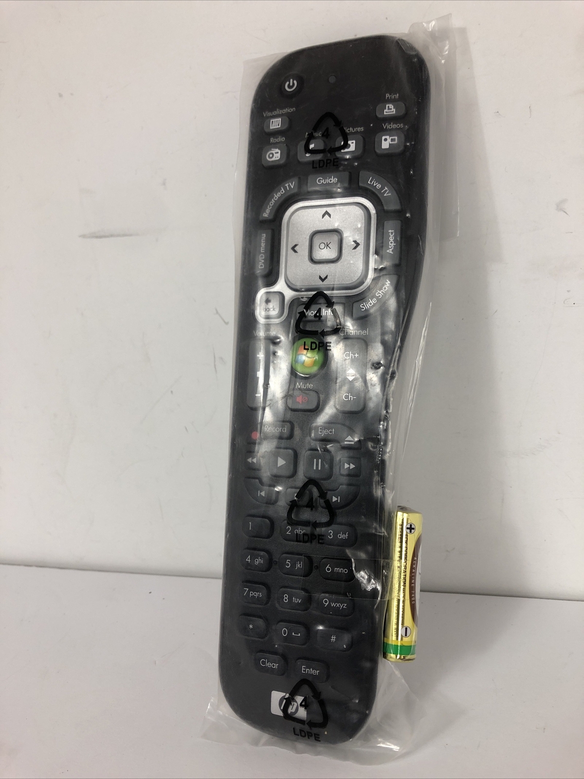 OEM HP RC6 IR MCE Media Center Remote Control For Microsoft Windows XP Vista 7 8
