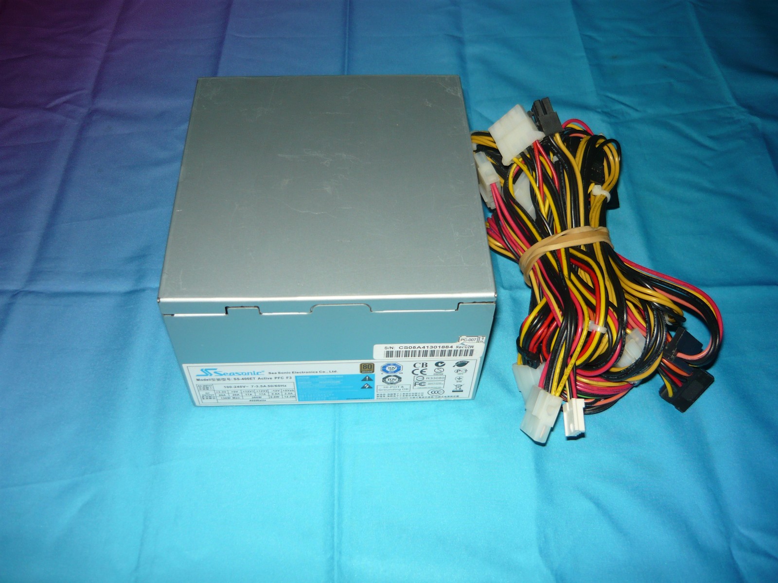 Vintage Seasonic SS-400ET Power Supply ATX 400W PSU Used