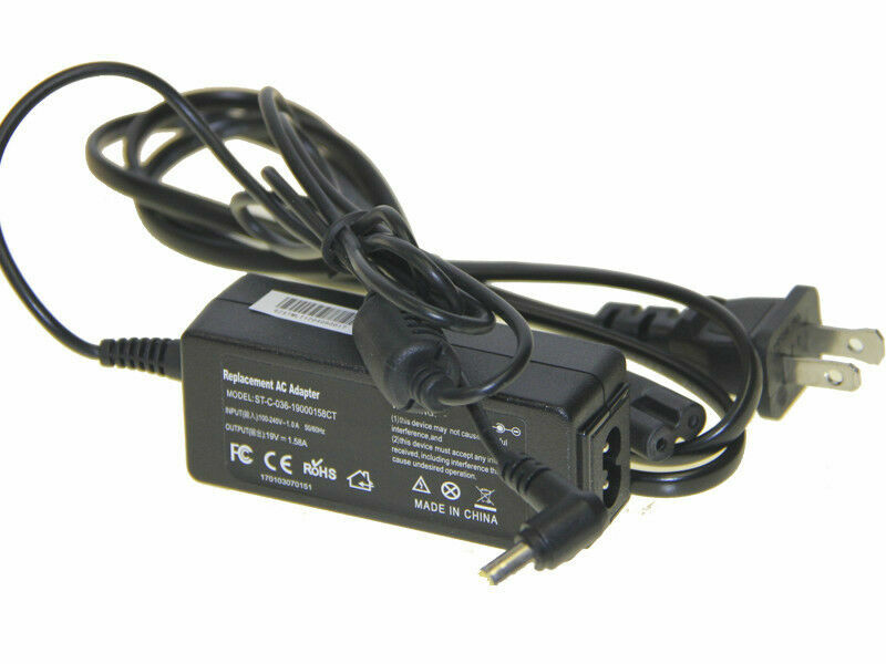 For Acer S200HQL S201HL S202HL LED LCD Monitor AC Adapter Power Supply Cord 