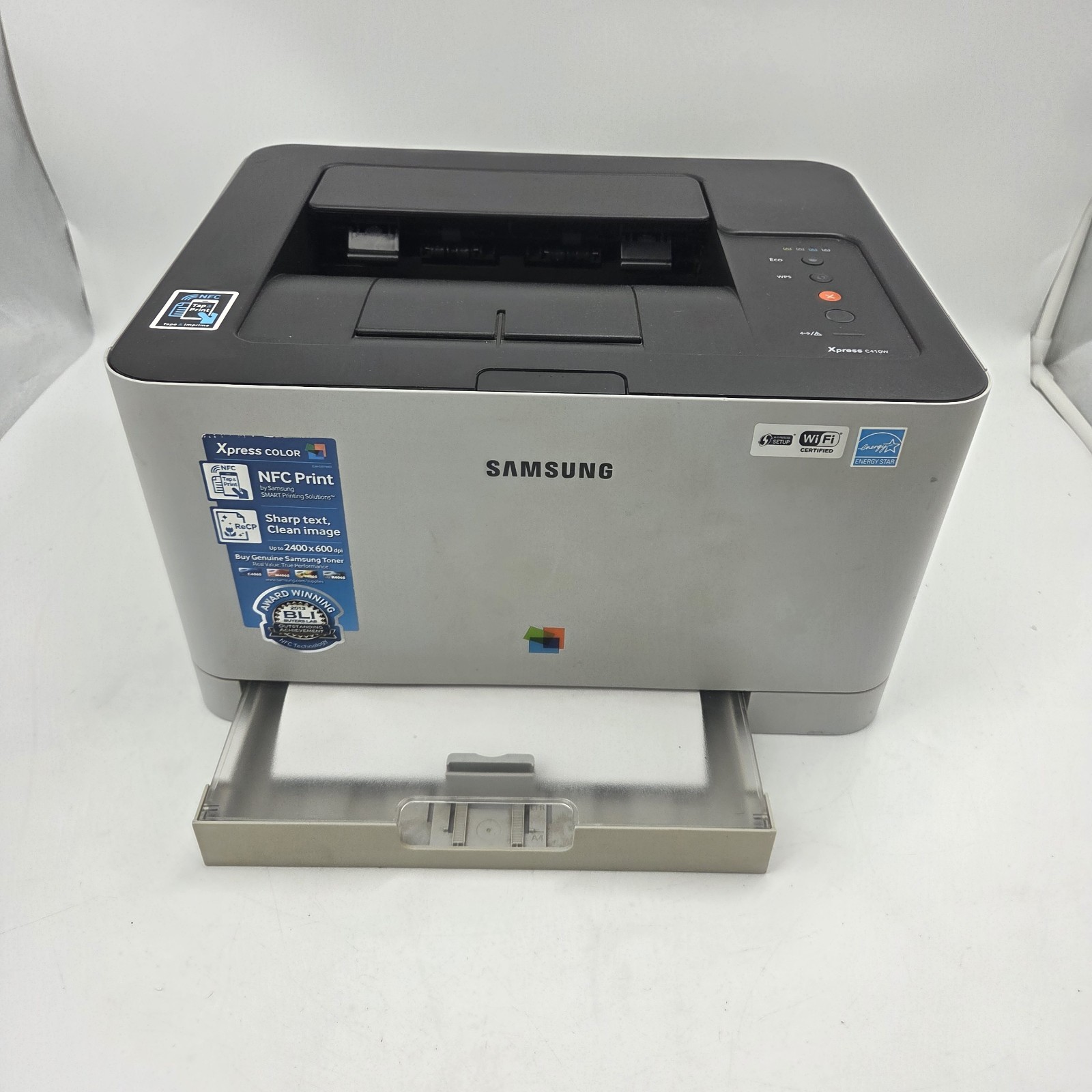 Samsung Xpress C410W Color Laser Printer, Wireless, NFC, 19 PPM Untested Parts