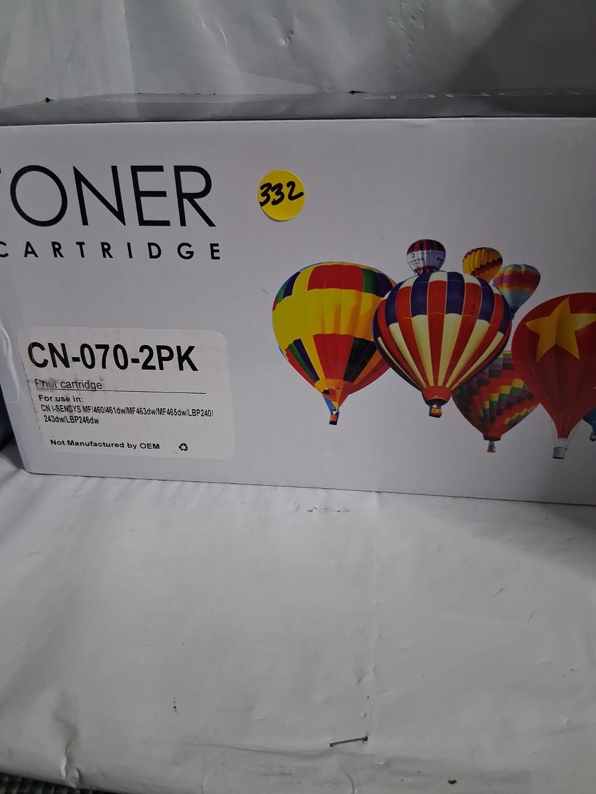 Toner Cartridge Cn-070-BK.  Two (2) Pack