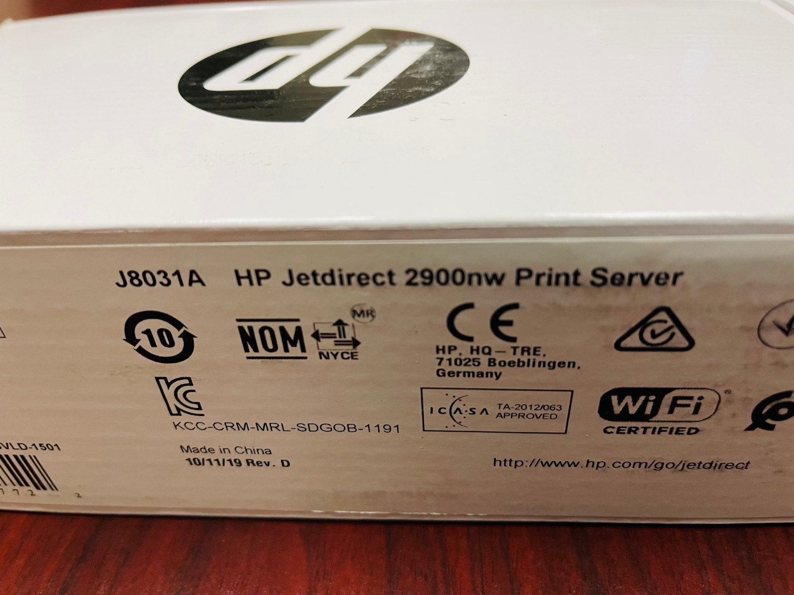 J8031A HP Jetdirect 2900nw Print Server:
